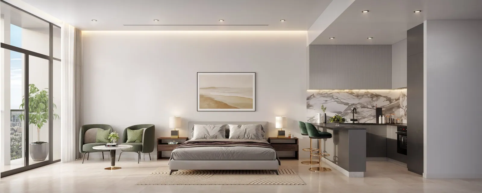 Oasis Lofts by Uniestate: interior bedroom, photo 6 of 12