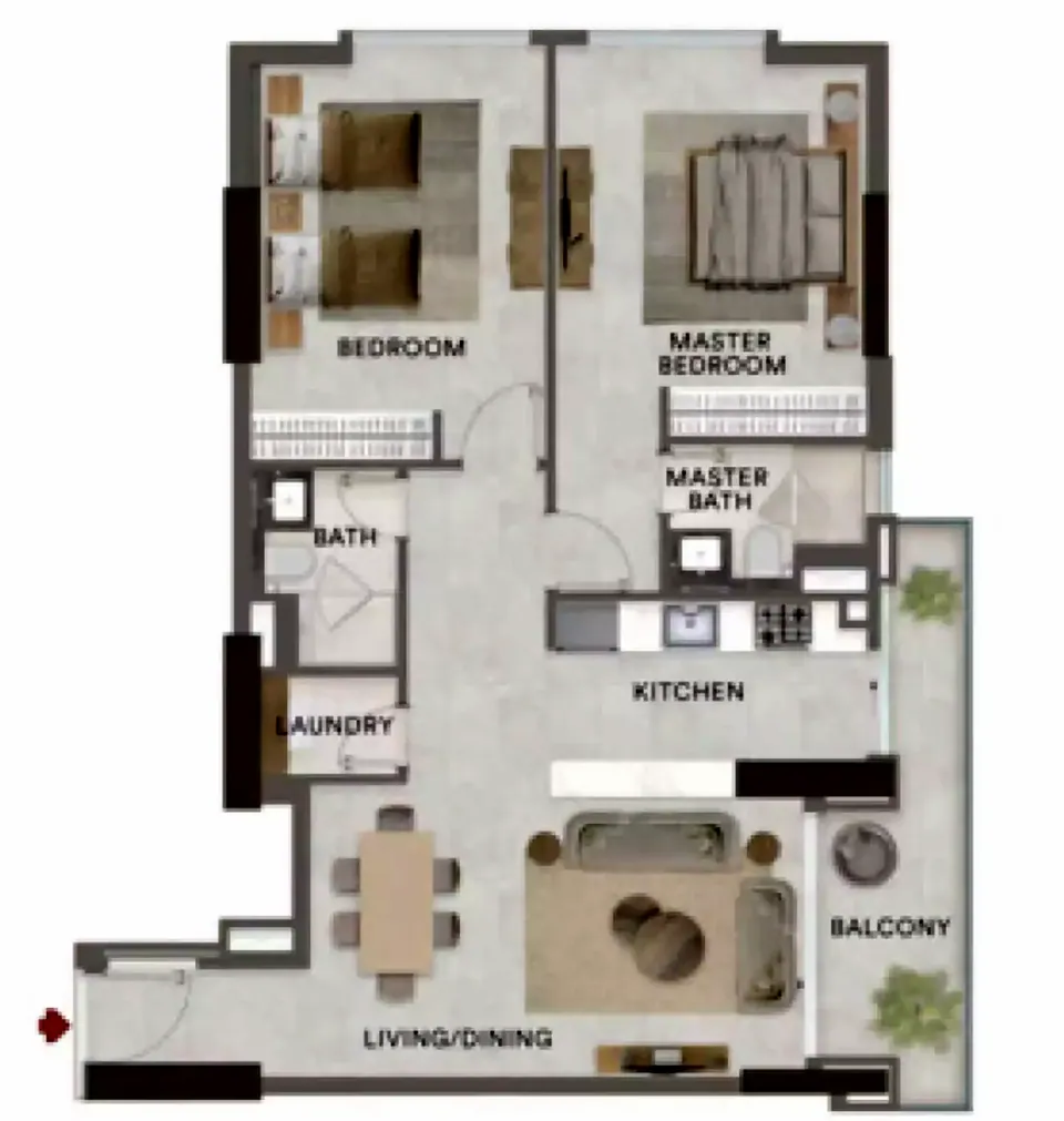 Urban Park Residences: floorplan, photo 3 of 4