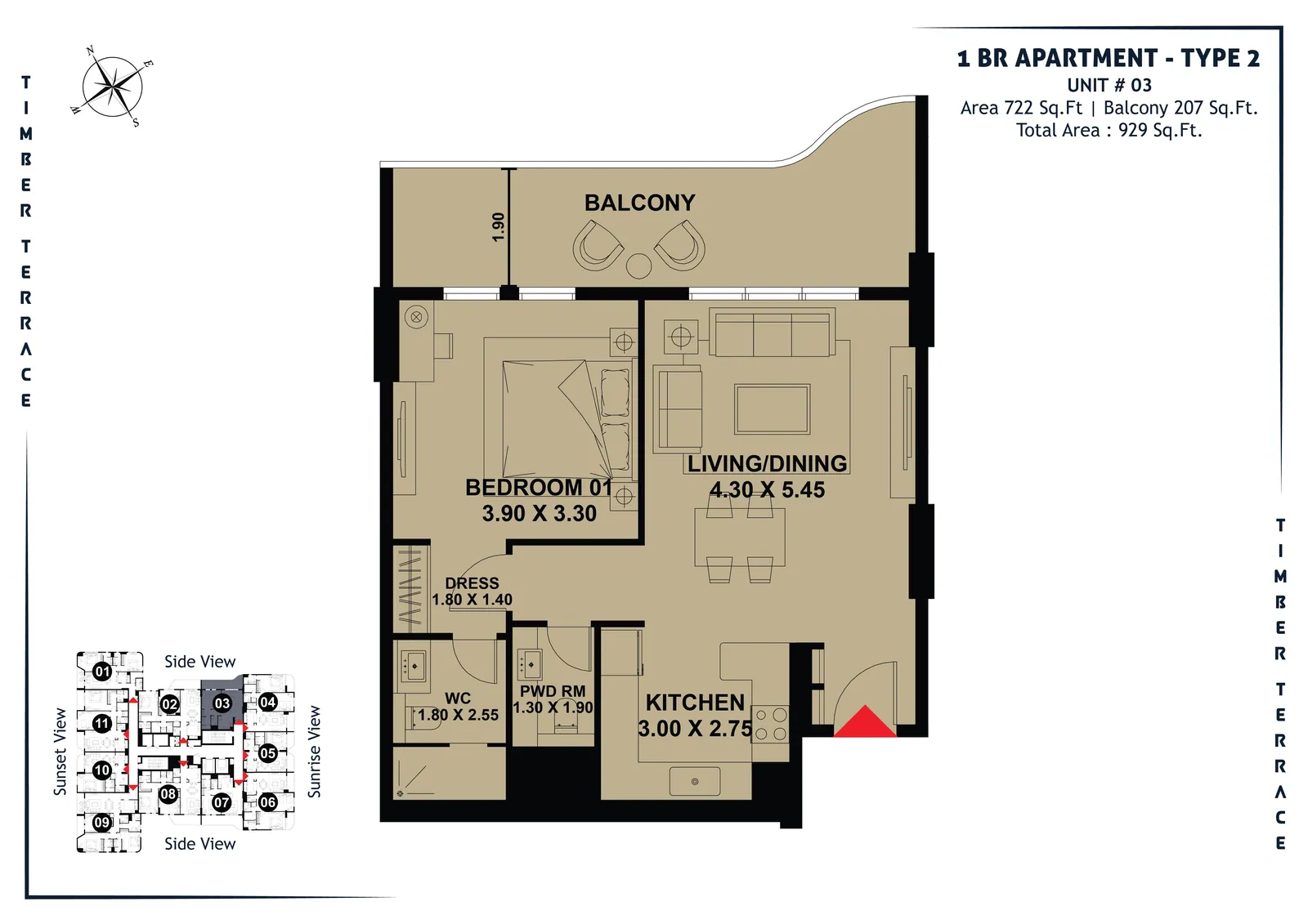 Timber Terrace: floorplan, photo 11 of 12