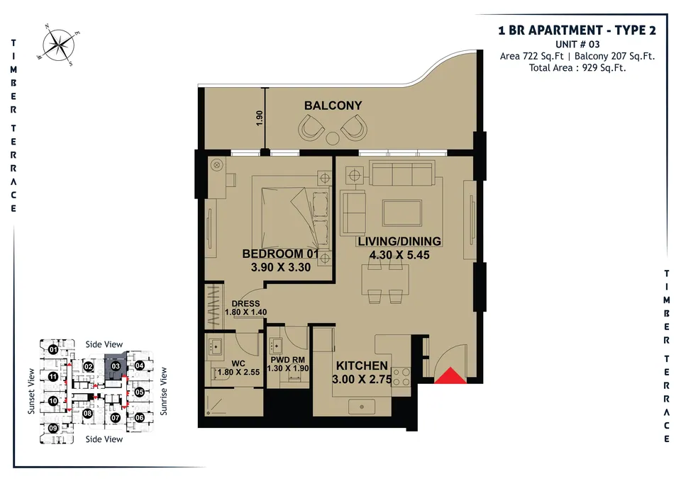 Timber Terrace: floorplan, photo 11 of 12