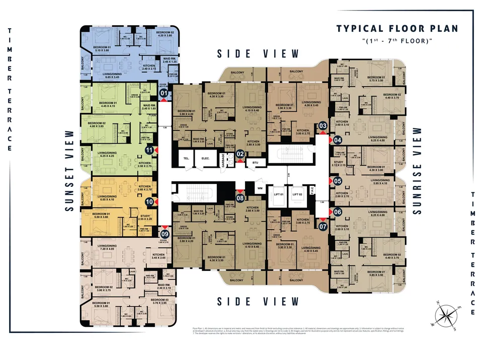 Timber Terrace: floorplan, photo 12 of 12