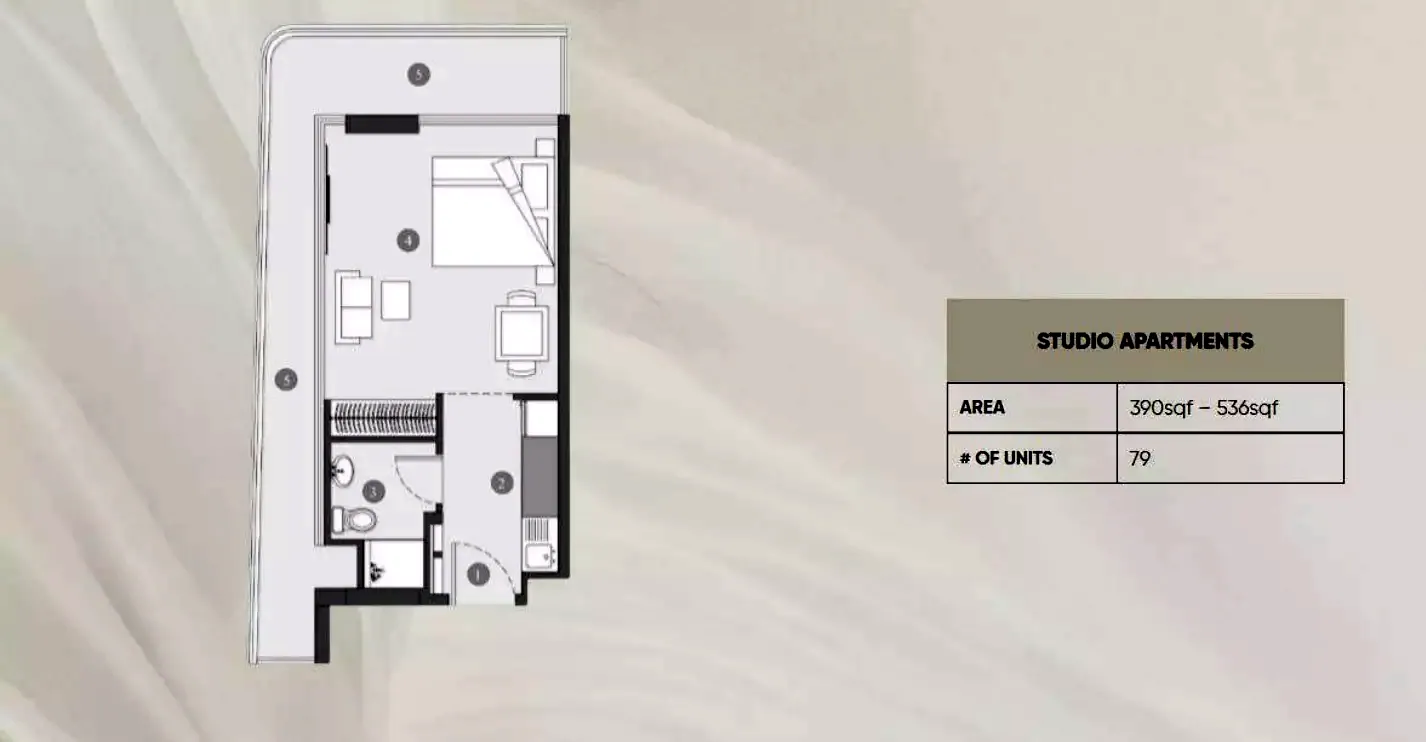 Elevia Residences: floorplan, photo 3 of 5
