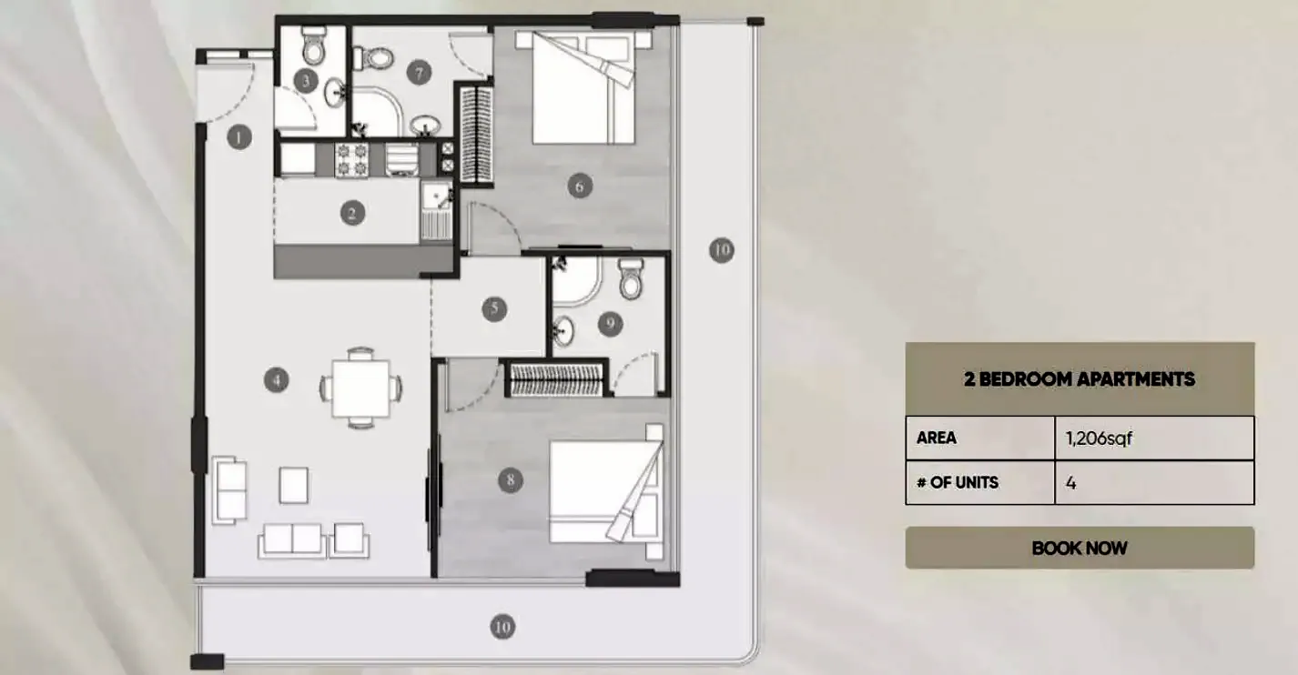 Elevia Residences: floorplan, photo 5 of 5