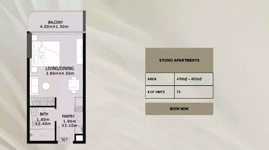 Elevia Residences Phase 2: floorplan, photo 3 of 5