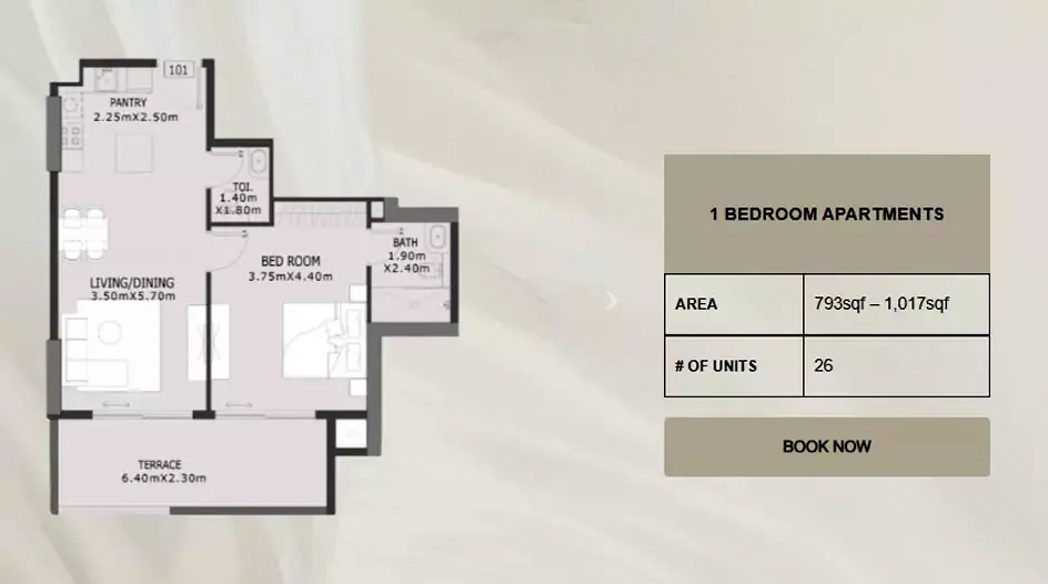 Elevia Residences Phase 2: floorplan, photo 5 of 5