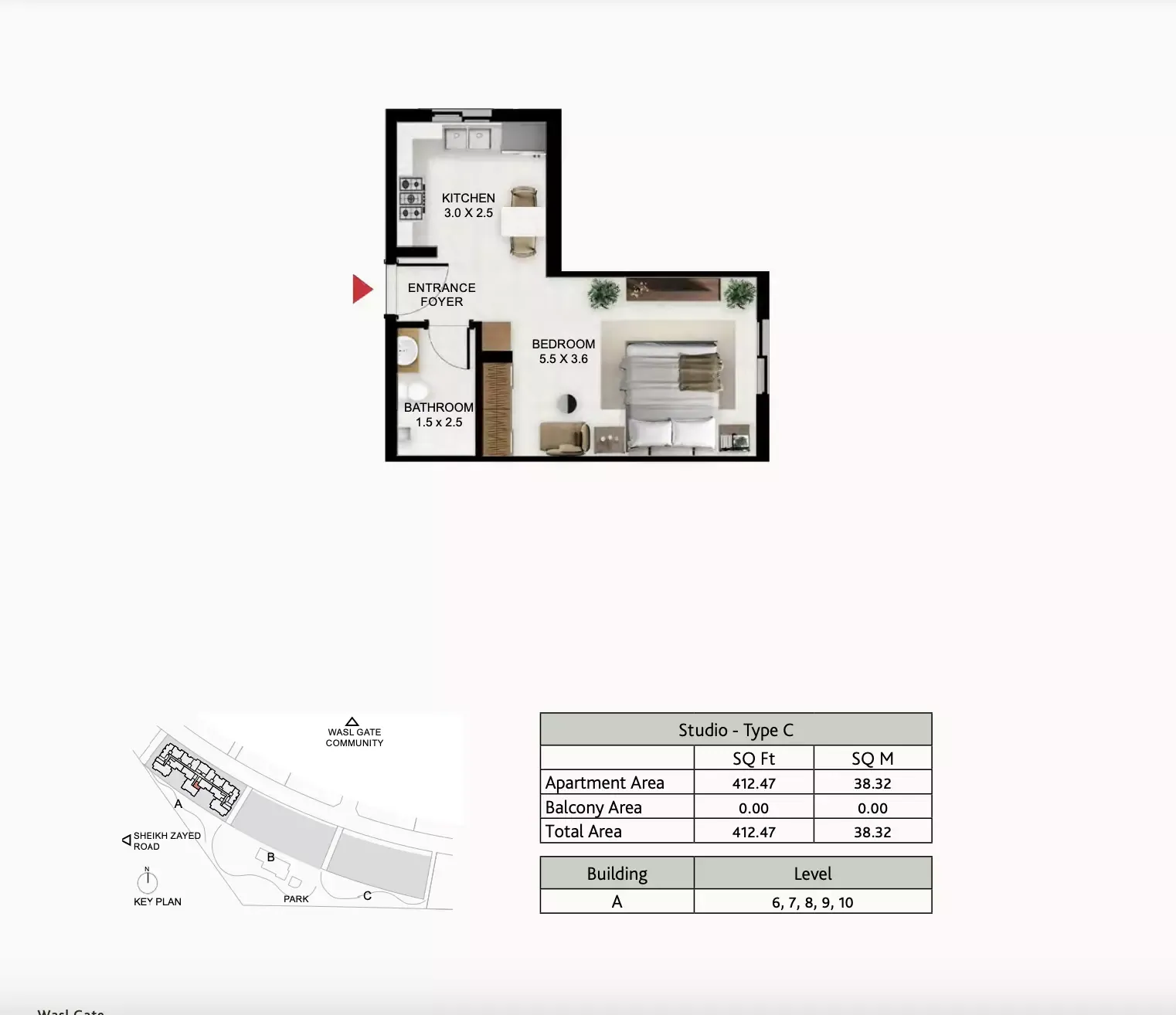 South Garden: floorplan, photo 4 of 10