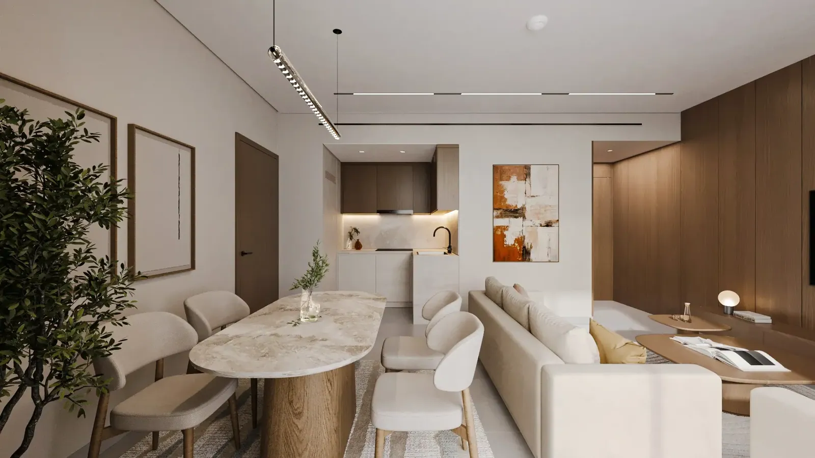 Serra Residence: interior living, photo 4 of 12