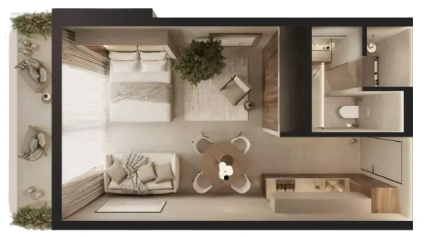 Oak Yard: floorplan, photo 10 of 10