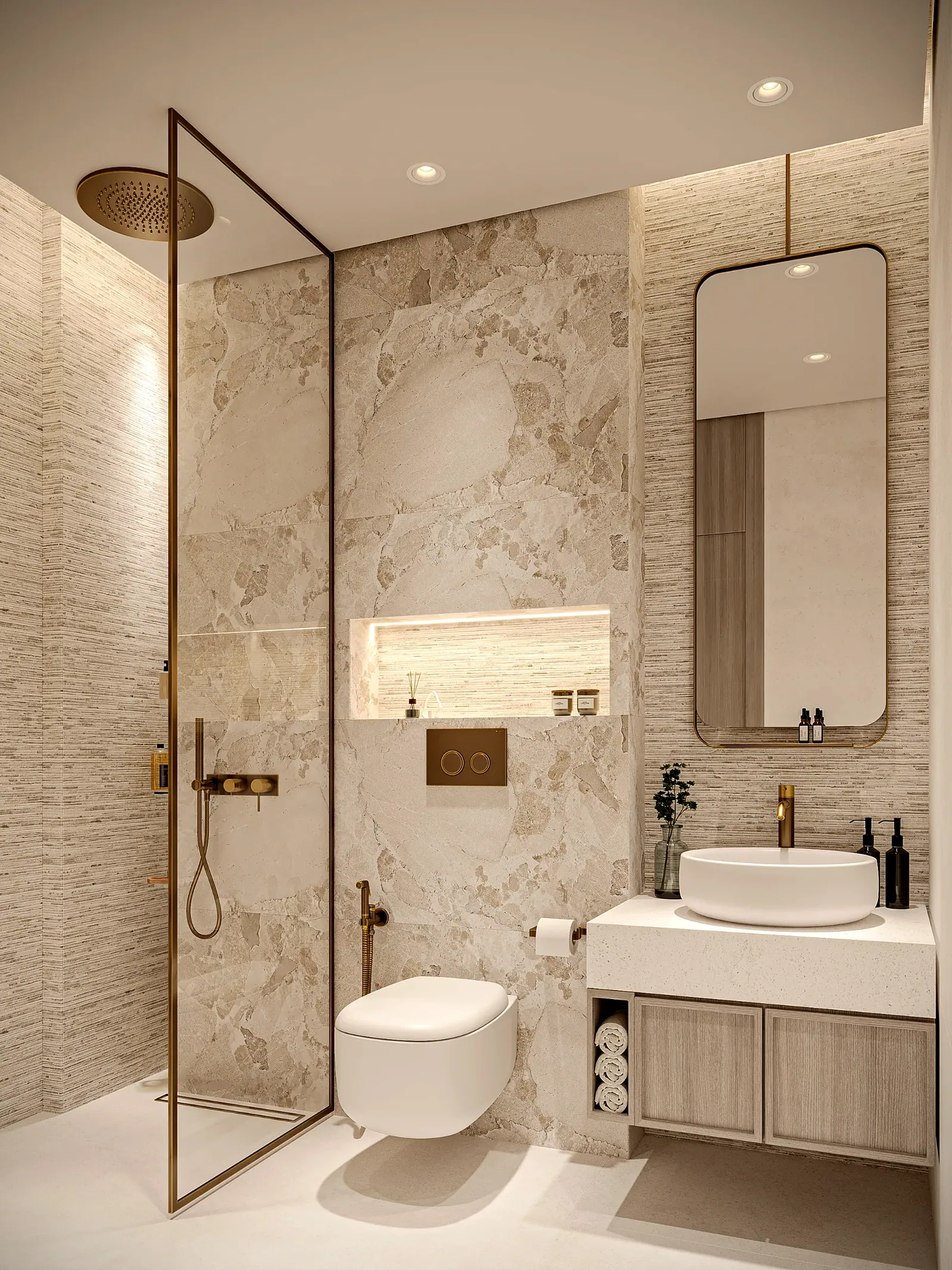 Celeste Heights: interior bathroom, photo 10 of 12